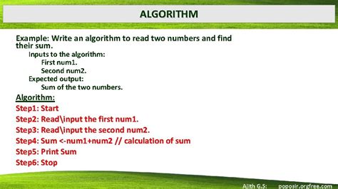 Image result for Algorithm Exmaple