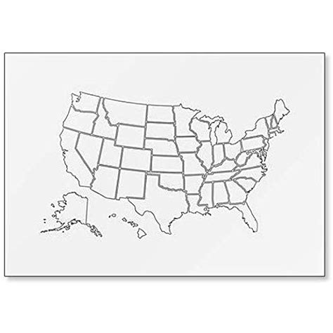 USA Map Outline. United States Blank Map Fridge | Ubuy India