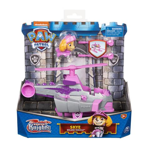 Paw Patrol Rescue Knights Skye Deluxe Vehicle | Incy Wincy Toys