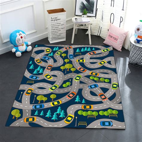 Road Rug, City Road Rug, Play Rug, Kids Game Rug, Car Play Mat, Gift Kids Rug, Personalized Rug ...
