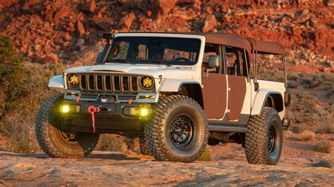 Jeep Convoy Concept First Look: Militarizing the Gladiator Pickup Nicely