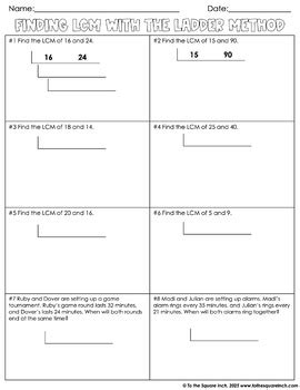 Image result for Build Up Method LCM