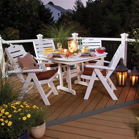 Upgrade Your Outdoor Dining Experience with Trex® Yacht Club Dining Table