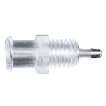 Value Plastics Luer to Hose Barb Fitting, Straight Adapter, Clear ...