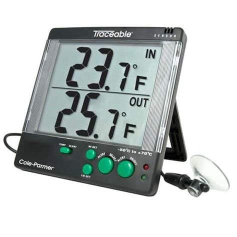 Traceable Big-Digit 4-Alarm Digital Thermometer, Celsius; 1 Bullet ...