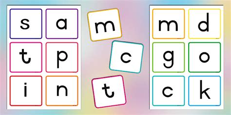 Letters for Word Building (CVC) (teacher made) - Twinkl