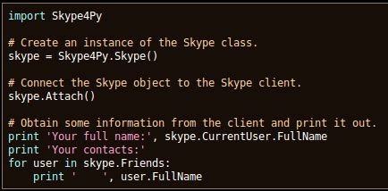 Image result for Skype API Python