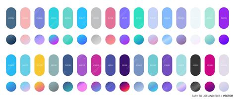 Premium Vector | Collection of colorful modern gradient background for ...
