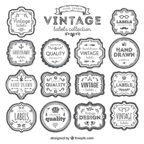 Vintage Etiketten-Vektoren und -Illustrationen zum kostenlosen Download ...