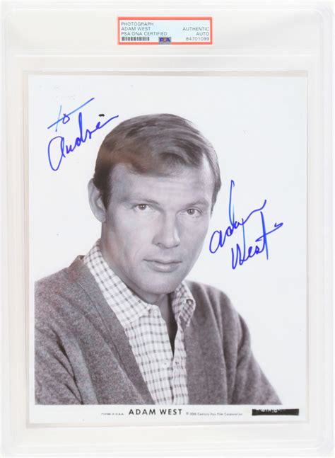 1970's Adam West Batman Signed 8" x 10" Photo (PSA Slabbed Authentic ...