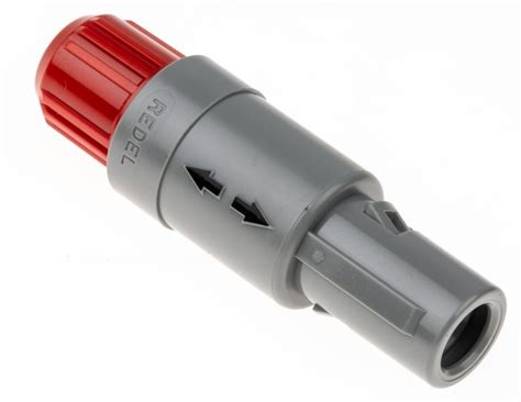 PAG.M0.2GL.AC52R LEMO | LEMO Circular Connector, 2 Contacts, Cable ...