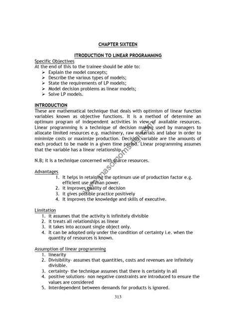 Introduction of Linear Programming 的图像结果