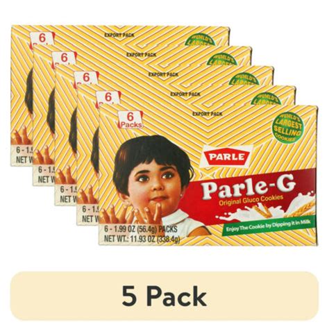 Parle-G Biscuits - 5 Pack, Original Flavor, 1.99 Oz India | Ubuy