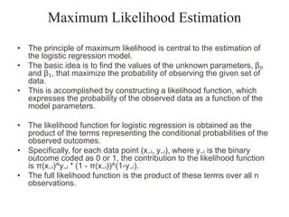 Image result for Logistic Regression Conditional Probability