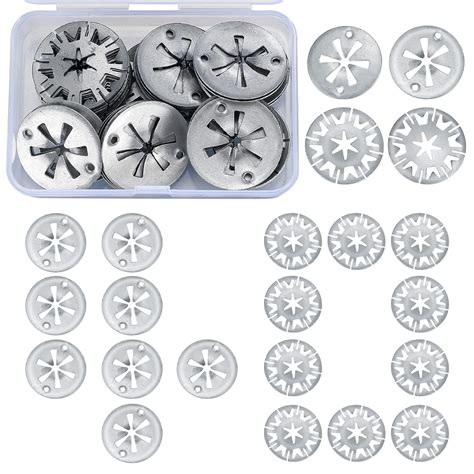 Buy 40PCS Heat Shield Washers Clips Quick Speed Locking Washers ...