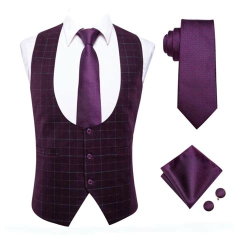 Purple Vest For Men