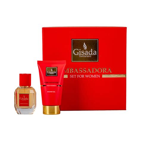 Gisada Prestige Set : Ambassadora EdP 50ml +Ambassadora SG 100ml ...