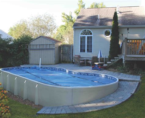 Semi Inground Pool With Pavers Cost at Ernest Free blog