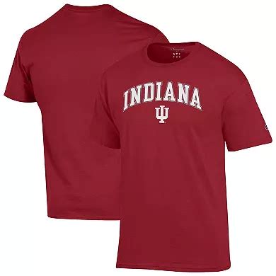 Men's Champion Crimson Indiana Hoosiers Arch Over Logo T-Shirt