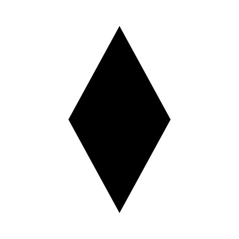 Diamond Shape Silhouette