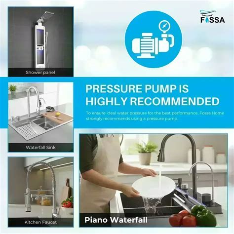 Colva Smart Rainfall Shower Panel Set (Silver) – Fossa Home
