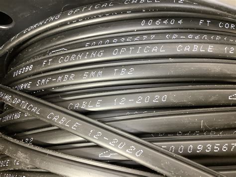 Lot - Corning Fiber Optical Cable