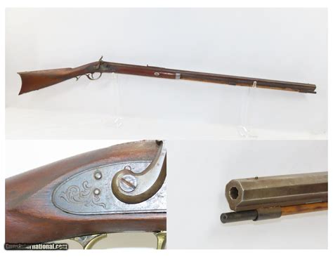 Antique MID-19th CENTURY Half-Stock .42 Cal. Percussion American LONG ...