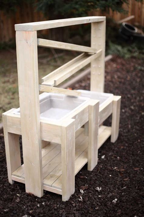 Diy sand and water play table for kids plans water table plans sensory ...