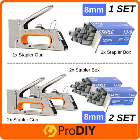 PRODIY / LADDERMAN Heavy Duty Stapler Gun 4/6/8mm + 6mm 13/6 / 8mm 13/8 ...