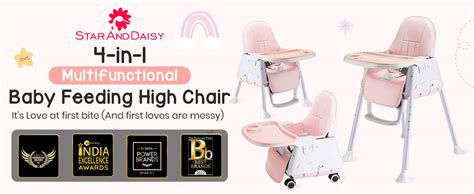 Buy StarAndDaisy Comfort Baby High Chair with 4 in-1 Multifunctions for ...