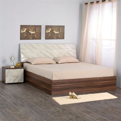 Buy Antonio Liri King Size Bed with Hydraulic Storage from Home Centre ...