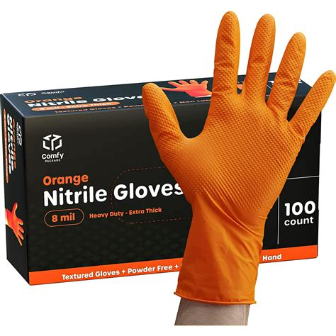 8mm Nitrile Gloves