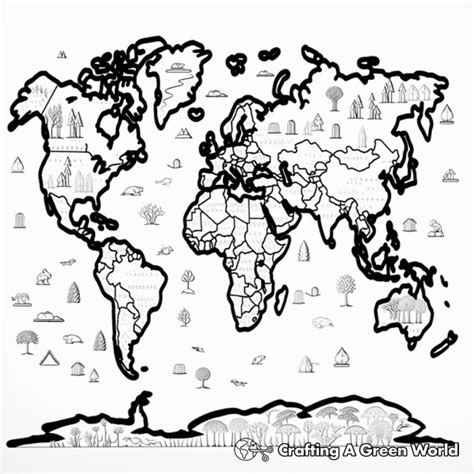 Colored World Map Printable 的图像结果