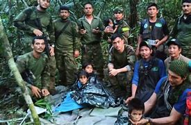 Image result for Children lost in Colombian jungle found alive