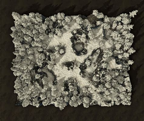 Image result for Snowy Forest RPG Map