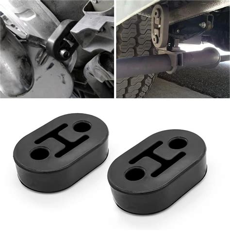CGEAMDY 2 PCS Rubber Exhaust Hanger, Heavy Insulator Support Bushing Installation, Muffler ...