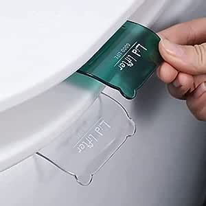 RP MALL Toilet Seat Lifter Self-Adhesive Toilet Seat Holder with Double ...