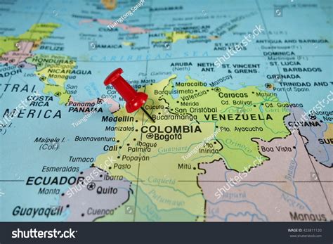 Bogota Colombia On World Map - Map