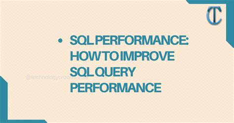 How to Improve Query Performance in SQL 的图像结果