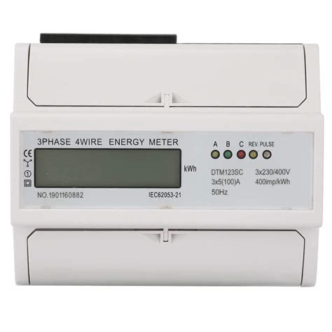 Buy Gojiny 230/400V 5-100A Energy Consumption Digital Electric Meter 3 ...