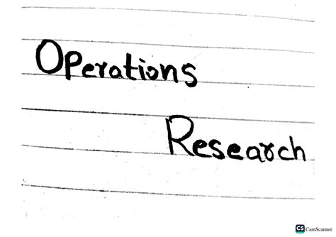 Operational Research Question 的图像结果