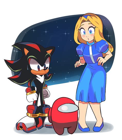 Shadow X Maria The Hedgehog