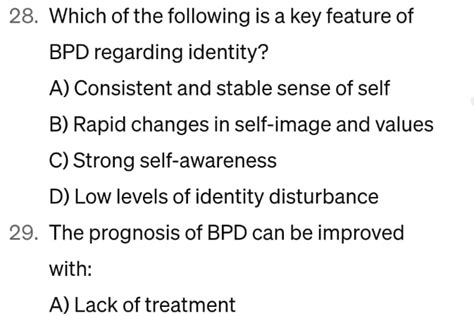 Image result for BPD Questions