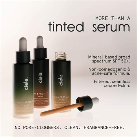 Ciele Tint & PROTECT SPF 50+ tinted serum foundation | Hamilton Place