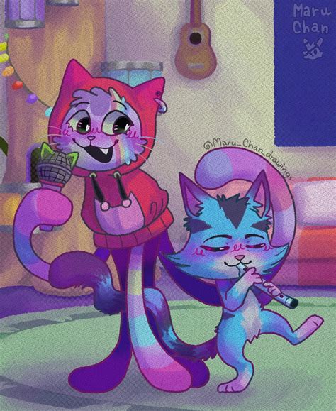 [Gabbys Dollhouse Fanart / art] Grooving (Catrat and DJ Catnip) : u ...