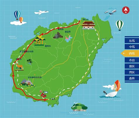 2022海南春节自驾游路线推荐之环岛西线游攻略- 本地宝