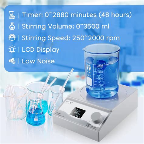HYCC Digital Magnetic Stirrer with LCD Display & India | Ubuy