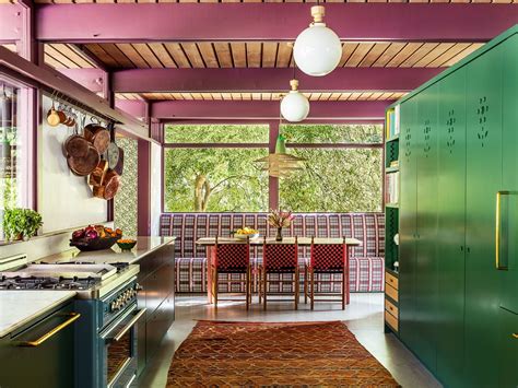 Fall in love with this California home brimming with colour and texture ...