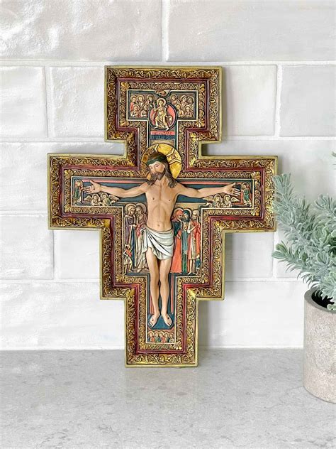 San Damiano Crucifix - Necklace | Catholic Jewelry | House of Joppa