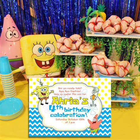 Printable Spongebob Party Decorations
